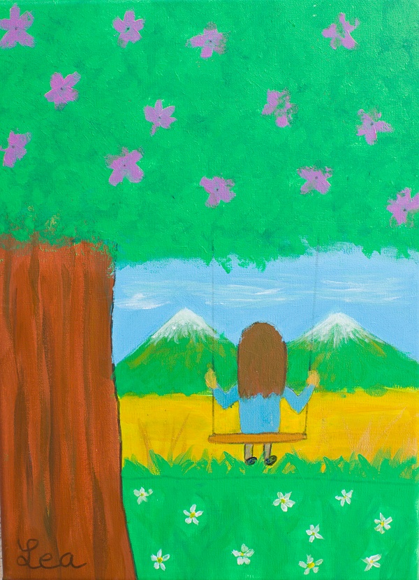 Staring out to the mountains